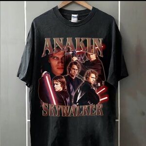 Anakin Skywalker 90s collage shirt.